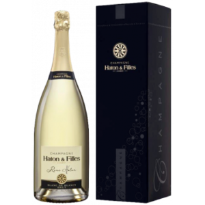 Magnum - Champagne Haton & Filles - Cuvée René Haton - Blanc de Blancs 1er Cru - Met Geschenkverpakking