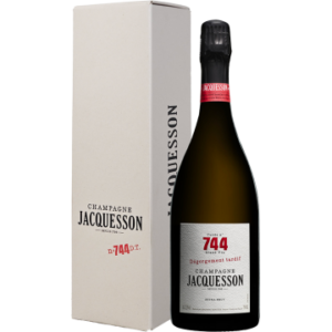 Magnum - Champagne Jacquesson - Cuvée 744 - Dégorgement Tardif - Extra Brut - Geschenkverpakking