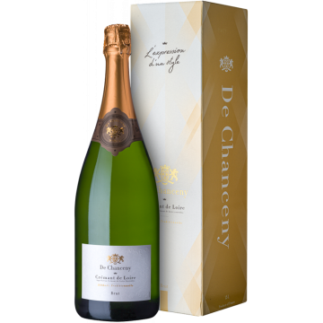Magnum - Crémant De Loire Brut Blanc - De Chanceny - Met Geschenkverpakking
