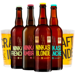 Pack 4 Flessen + 2 Glazen Gratis - Brouwerij Ninkasi