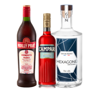 Pack Cocktail Negroni - Campari + Vermouth + Gin