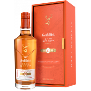 Whisky - Glenfiddich Gran Reserva 21 Jaar - Geschenkverpakking