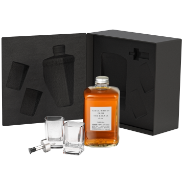 Whisky - Nikka - From The Barrel - Gift Set 2 Glazen + bec verseur