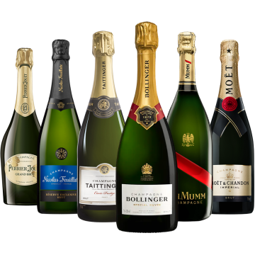 Wijnpakket - Champagnes Grote Merken