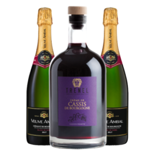 Wijnpakket - KIR ROYAL - Crémant & Crème de Cassis Bourgogne